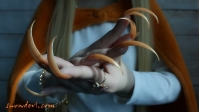 SNOW396-Showing Orange Nails
