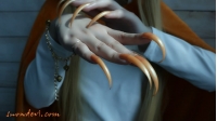 SNOW396-Showing Orange Nails